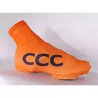 TEAM CCC POLSAT POLKOWICE - návleky na boty, Lycra