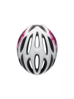 BELL TEMPO JOY RIDE - BEL-7088769 dámská cyklistická helma matná bílá třešeň