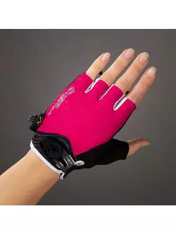 CHIBA LADY AIR PLUS dámské cyklistické rukavice, růžové