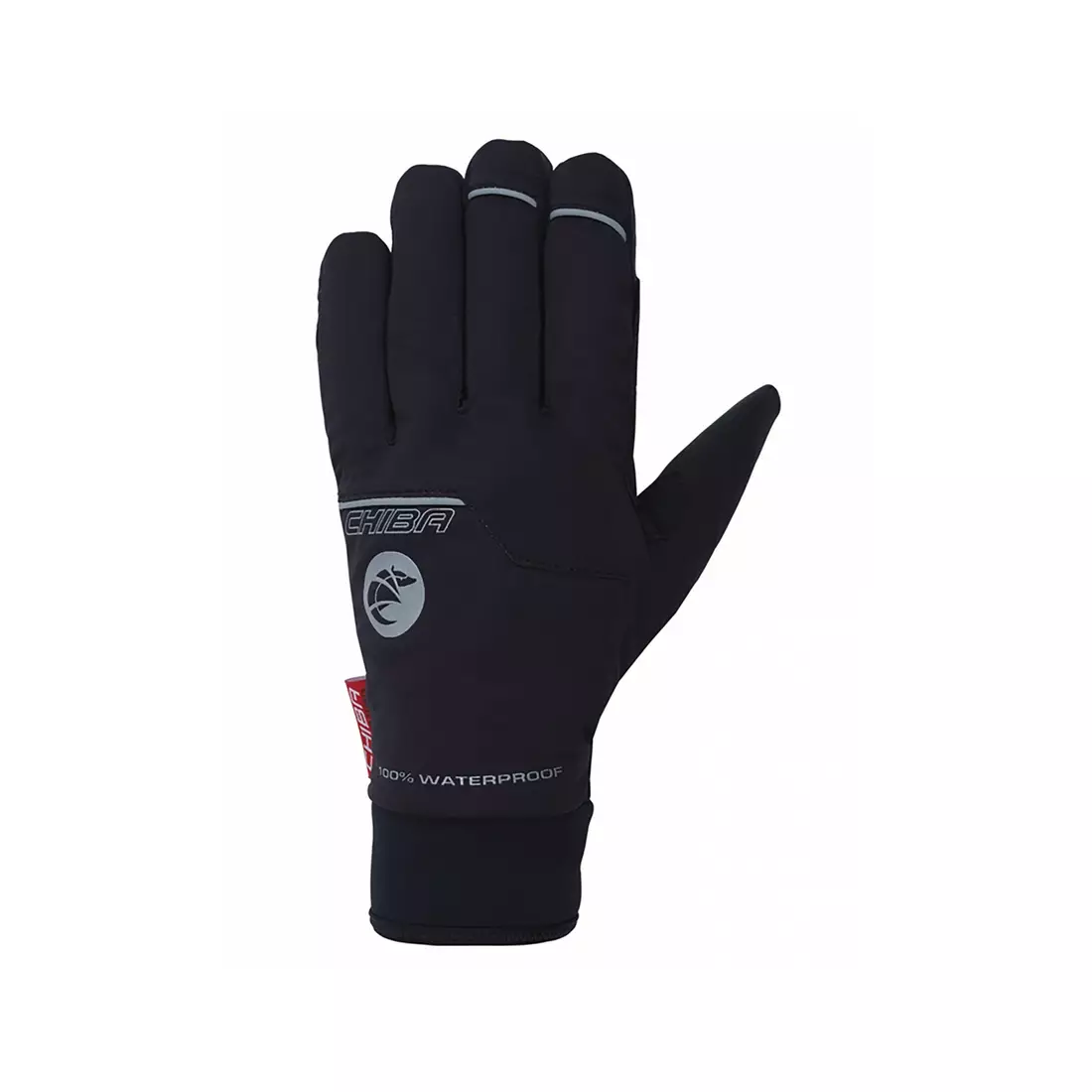 CHIBA RAIN PRO zimní cyklistické rukavice, černá 31227