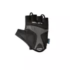 CHIBA pánské cyklistické rukavice GEL AIR, black-fluo 3010018 