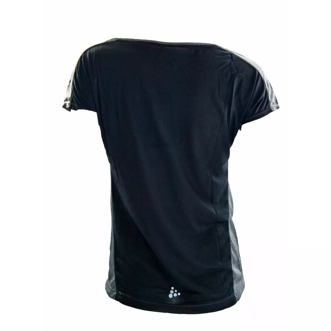 CRAFT RADIATE dámské sportovní tričko, černo-šedé, 1905382-975000