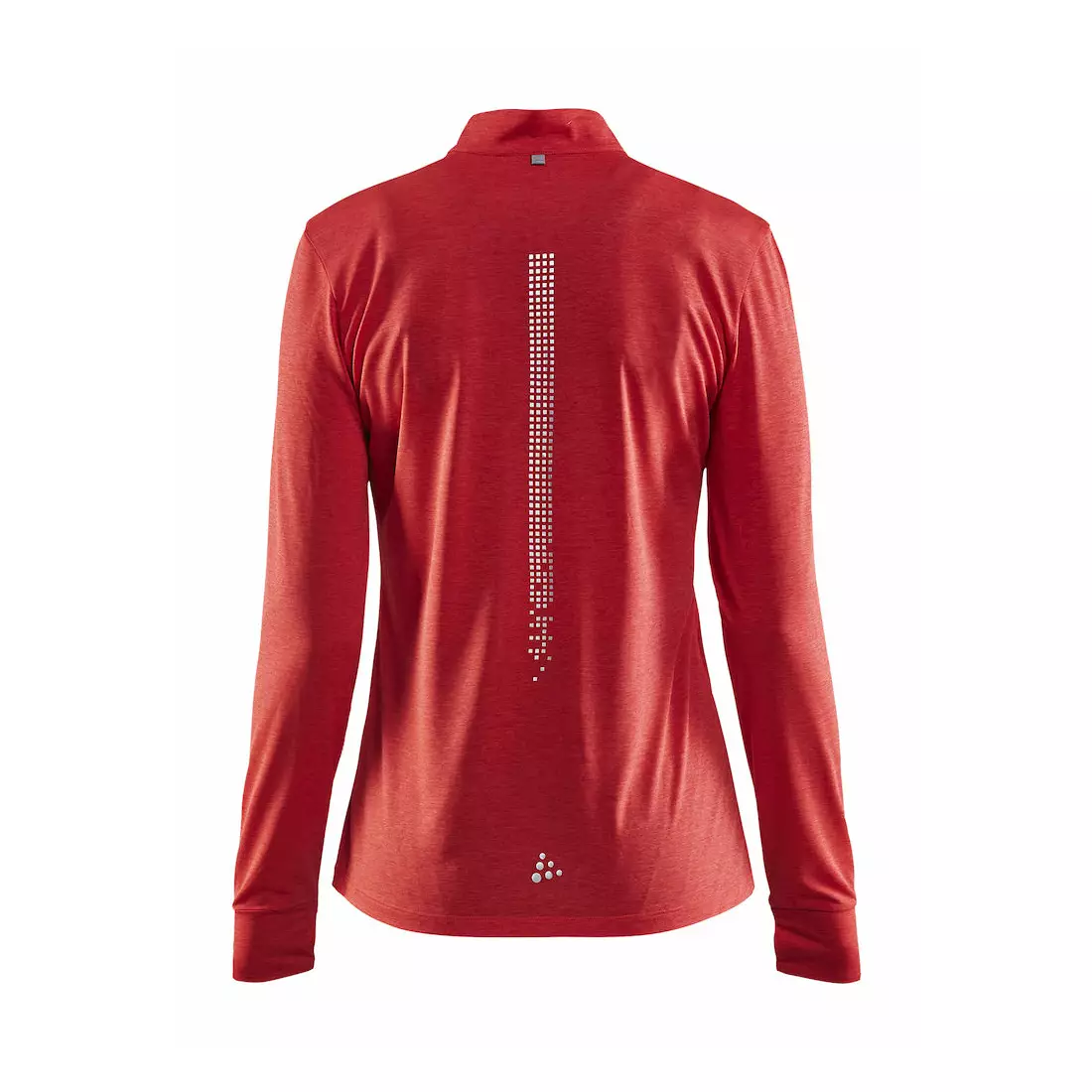 CRAFT REFLECTIVE ZIP 1905499-452000 dámské běžecké tričko s dlouhým rukávem růžové