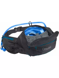 Camelbak SS18 bederní taška s vodním vakem Vantage LR 50 oz / 1,5 l Charcoal/Grecian Blue 1486001000