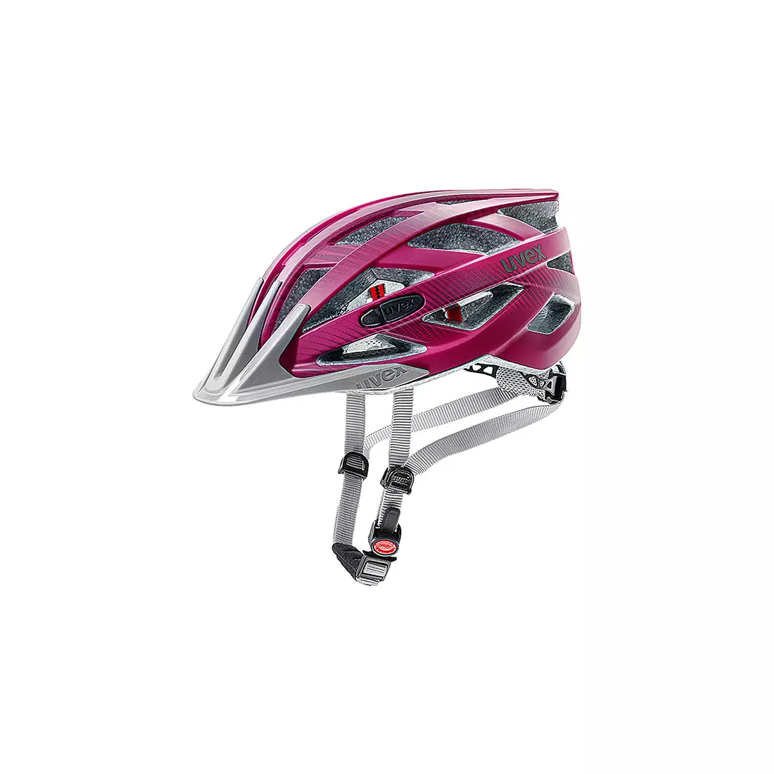 Cyklistická přilba UVEX I-VO CC 41042317 tmavě růžová
