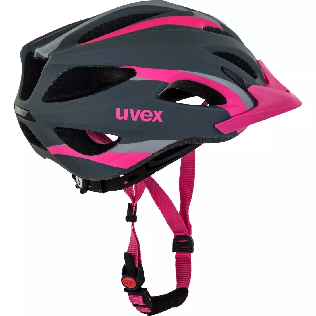 Cyklistická přilba UVEX VIVA 2 410104mat18 šedá růžová mat