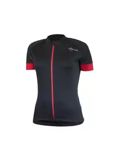 Dámský cyklistický dres ROGELLI MODESTA, černo-červený