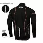 FDX 1300 zimní cyklistická bunda, softshell, černo-červená