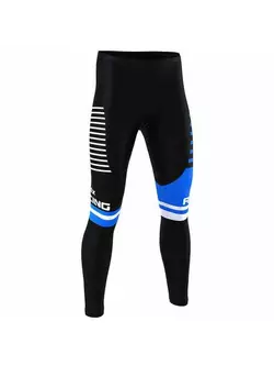 FDX 1800 zateplené cyklistické kalhoty, černo-modré