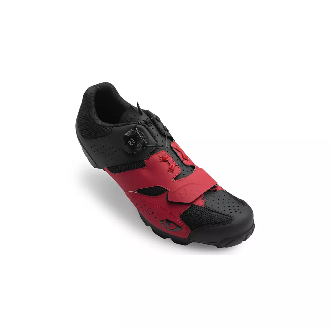 GIRO CYLINDER - pánská cyklistická obuv MTB černá a červená