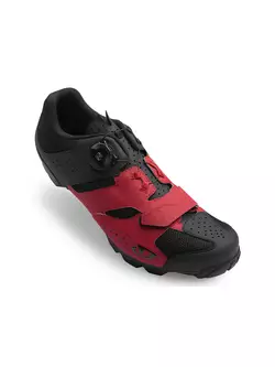 GIRO CYLINDER - pánská cyklistická obuv MTB černá a červená