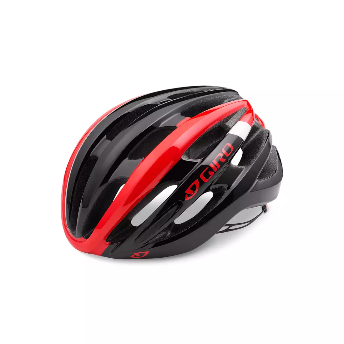 GIRO FORAY - černo-červená cyklistická přilba