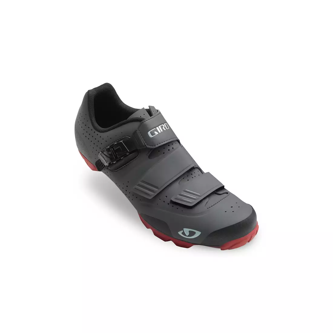 GIRO PRIVATEER R - MTB cyklistické boty, šedé a červené