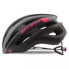 GIRO SAGA - dámská cyklistická přilba, černá, šedá a růžová
