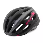 GIRO SAGA - dámská cyklistická přilba, černá, šedá a růžová