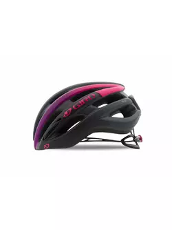 GIRO SAGA - dámská cyklistická přilba, černo-růžová