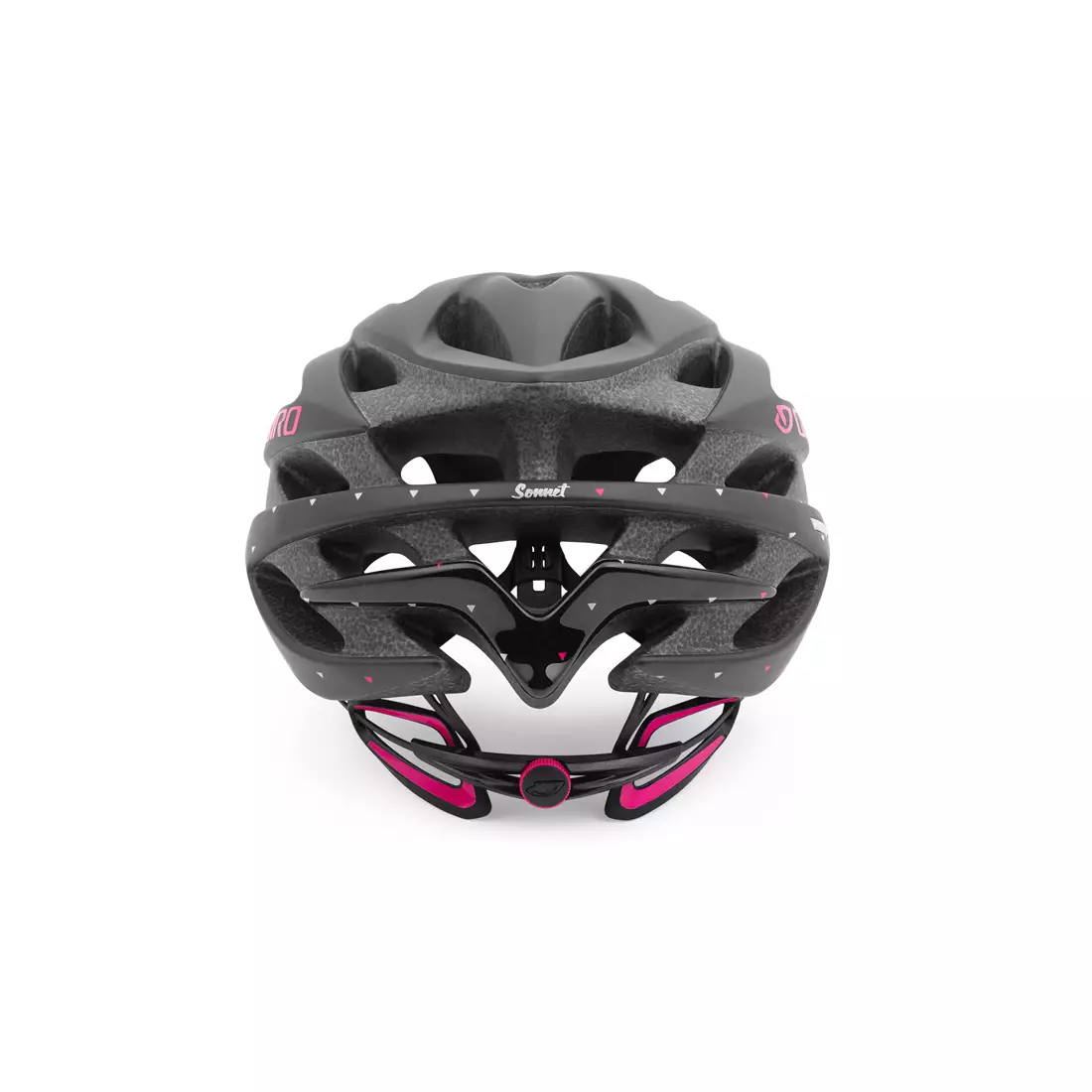 GIRO SONNET - dámská cyklistická přilba, černá a růžová matná