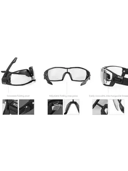 KOO OPEN - sportovní brýle BLACK CEY00002.201 - černá-szkło-smokemorr/clear