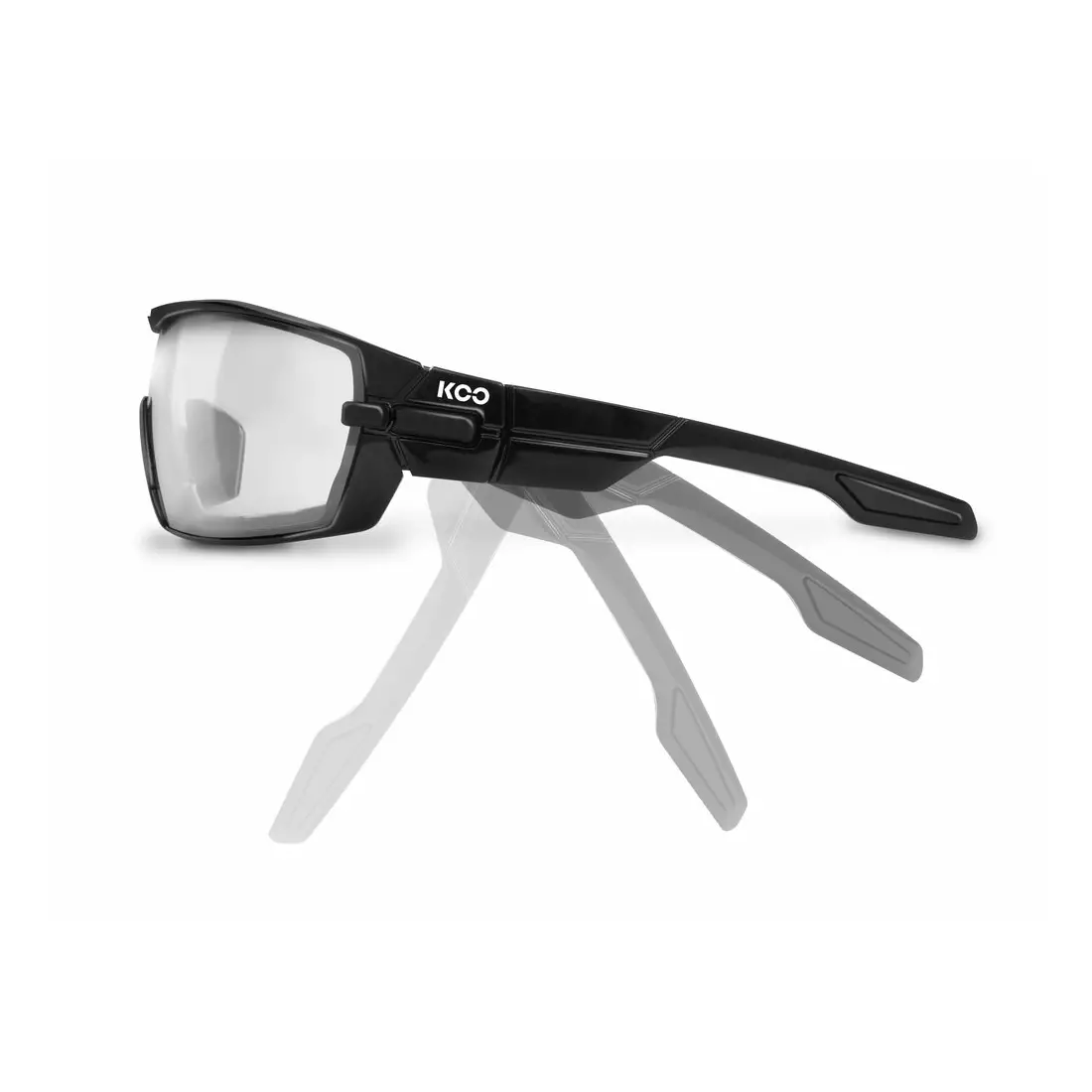 KOO OPEN - sportovní brýle BLACK CEY00002.201 - černá-szkło-smokemorr/clear