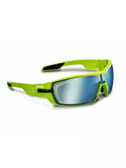 KOO OPEN - sportovní brýle LIME CEY00002.208 - limetkovo-szkło-supermodré/čiré