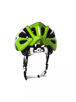 PŘILBA MOJITO - cyklistická přilba CHE00026.208 barva: bílo-zelená