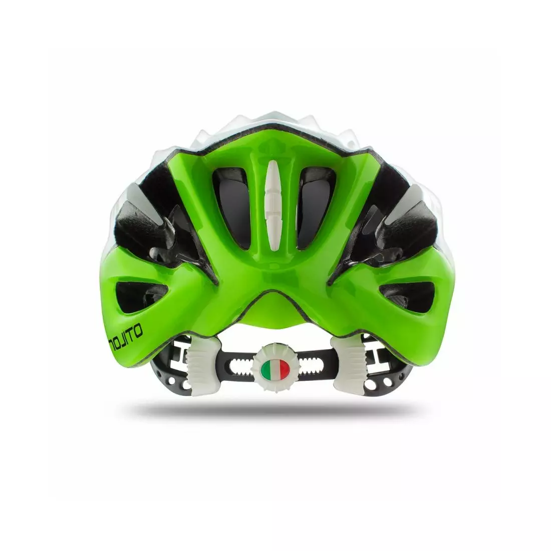 PŘILBA MOJITO - cyklistická přilba CHE00026.208 barva: bílo-zelená