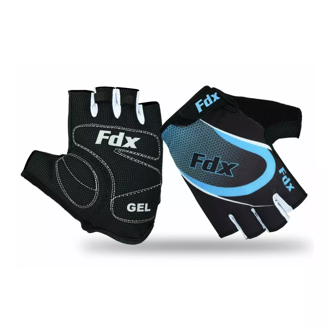 Pánské cyklistické rukavice FDX 1010 černo-modré