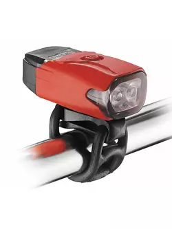 Přední světlomet LEZYNE LED KTV DRIVE 180 lumenů, USB červený (NOVINKA) LZN-1-LED-12F-V311