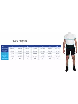ROGELLI BIKE MANTUA 2.0 pánský cyklistický dres, 001.068 - černo-šedá-fluor