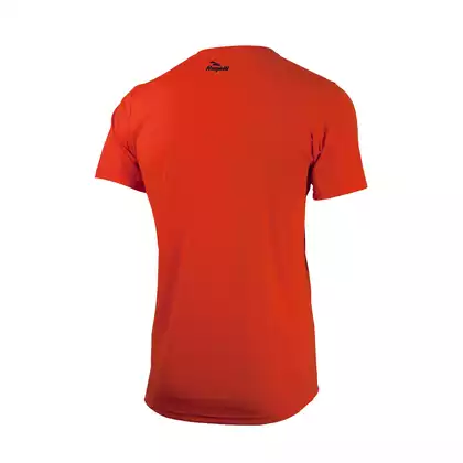 ROGELLI RUN BASIC - pánské běžecké tričko, 800.254 - oranžový fluor
