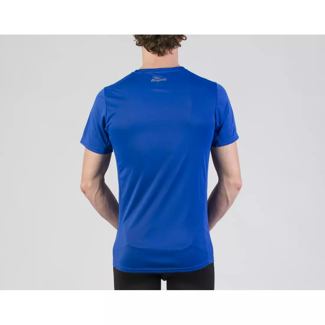 ROGELLI RUN BASIC - pánské běžecké tričko, 800.252 - modrý