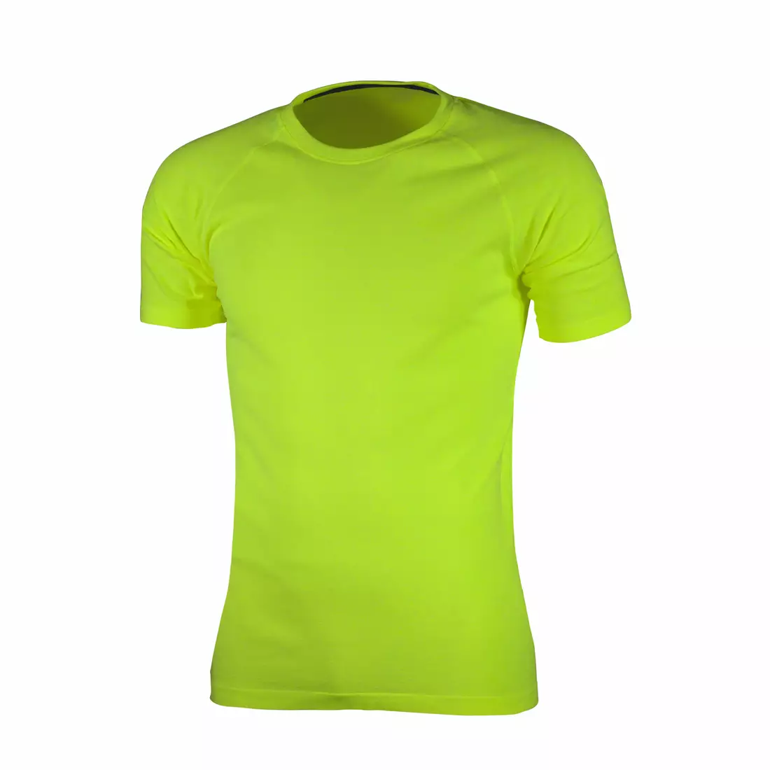 ROGELLI RUN SEAMLESS bezešvé pánské běžecké tričko - 800.271 - fluor