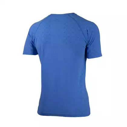 ROGELLI RUN SEAMLESS bezešvé pánské běžecké tričko 800.272 - modrý