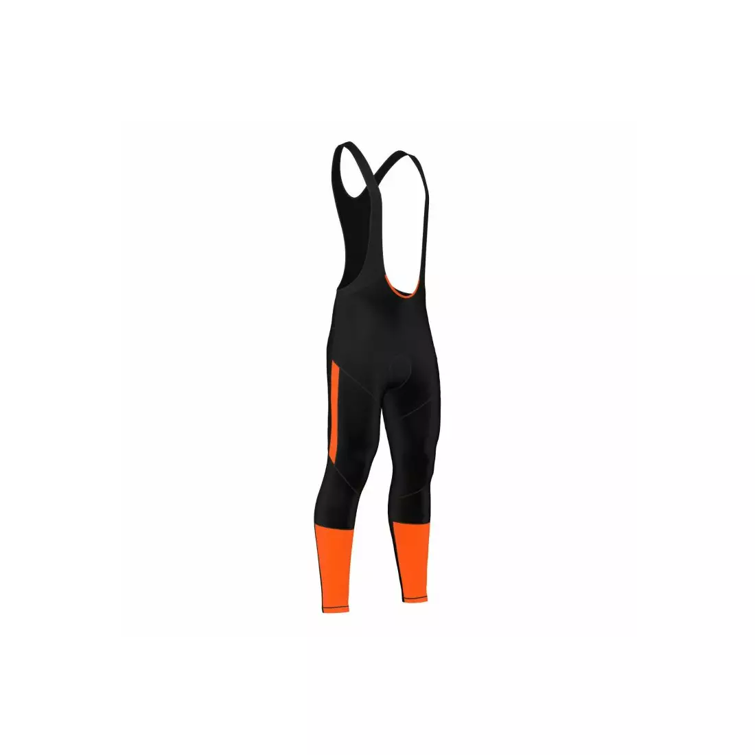 Zateplené cyklistické kalhoty FDX 1220, černo-oranžové