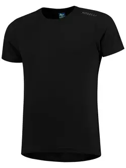 ROGELLI RUN PROMOTION pánské sportovní tričko s krátkým rukávem, Černá