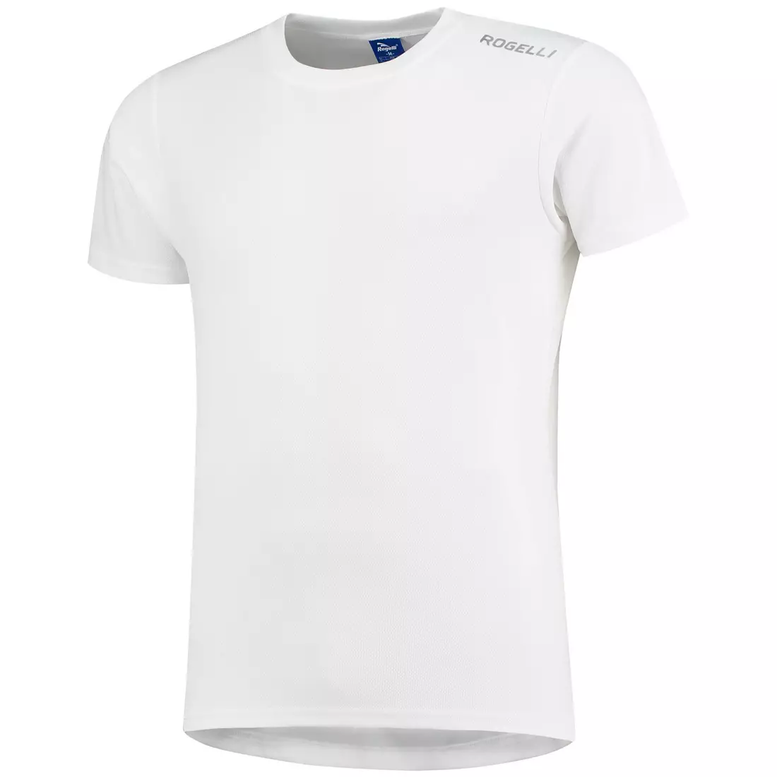 ROGELLI RUN PROMOTION pánské sportovní tričko s krátkým rukávem, bílá