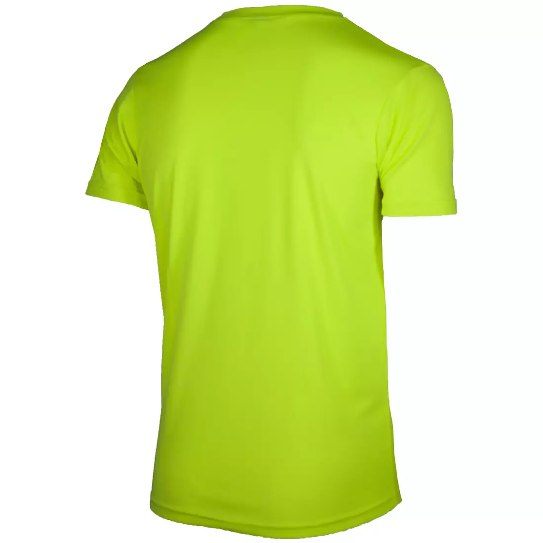 ROGELLI RUN PROMOTION pánské sportovní tričko s krátkým rukávem, fluor-žlutý