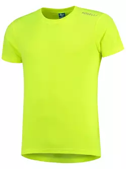 ROGELLI RUN PROMOTION pánské sportovní tričko s krátkým rukávem, fluor-žlutý