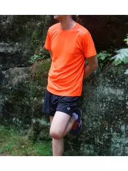 ROGELLI RUN PROMOTION pánské sportovní tričko s krátkým rukávem, oranžový