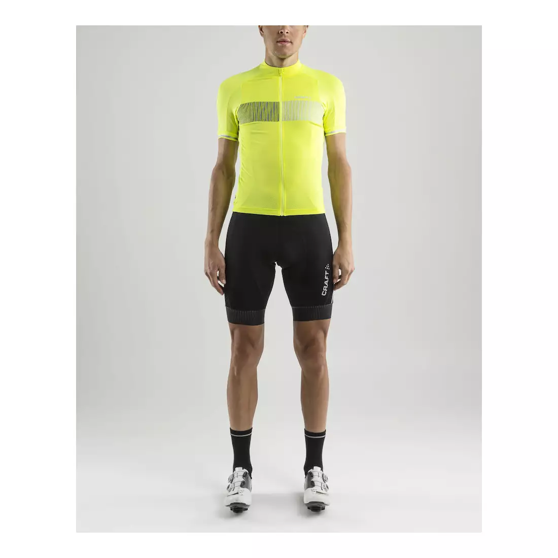 CRAFT Verve Glow pánský cyklistický dres, fluorově žlutý, 1904995-2809