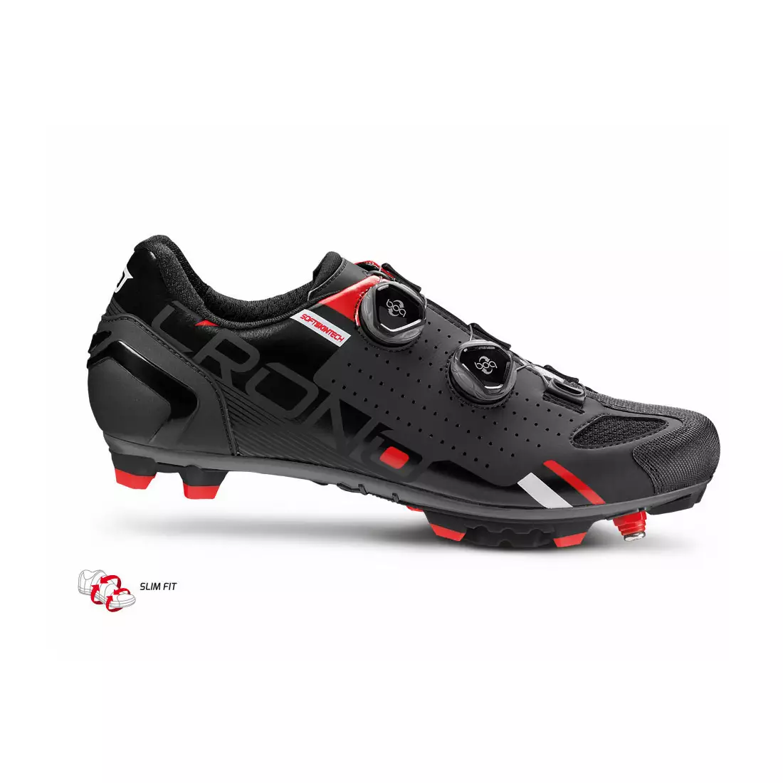 CRONO CX2 Nylonové pánské MTB cyklistické boty, černé