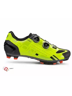 CRONO CX2 Nylonové pánské MTB cyklistické boty, fluor