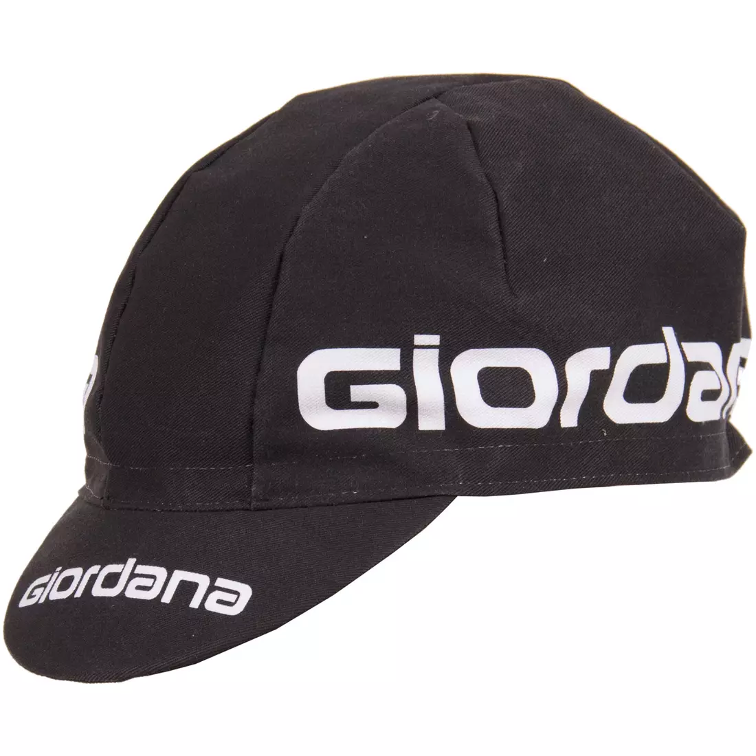 Cyklistická čepice GIORDANA SS18 - Logo Giordana - Černá GI-S5-COCA-GIOR-BLCK jedna velikost