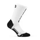 Cyklistické ponožky GIORDANA FR-C LOGO černé a bílé