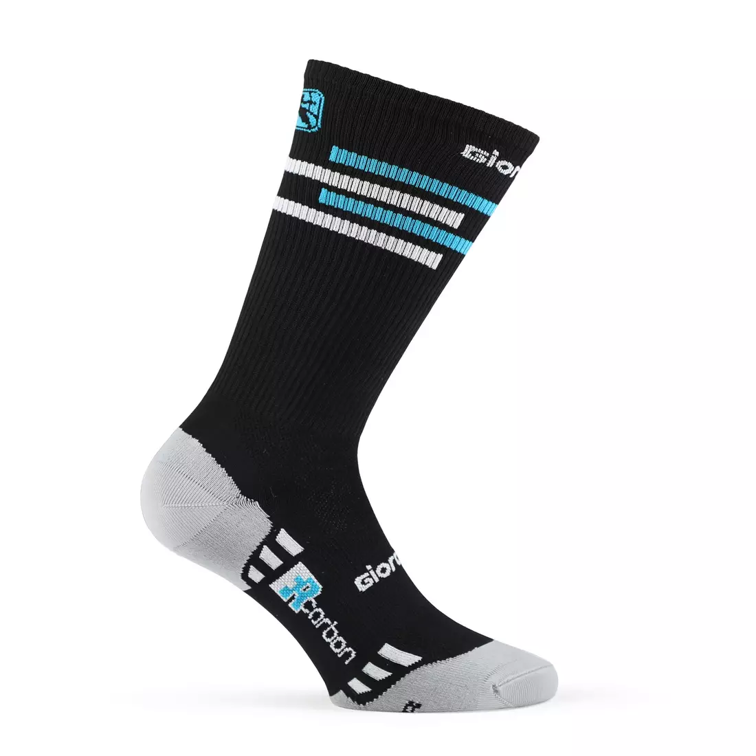 Cyklistické ponožky GIORDANA LINES, černo-modré