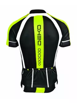 DEKO AIR X2 pánský cyklistický dres, černo-fluor
