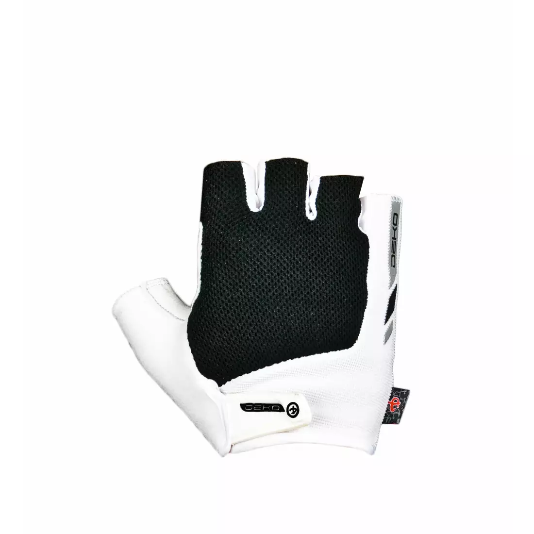 DEKO DKSG-509 cyklistické rukavice Černý a bílý