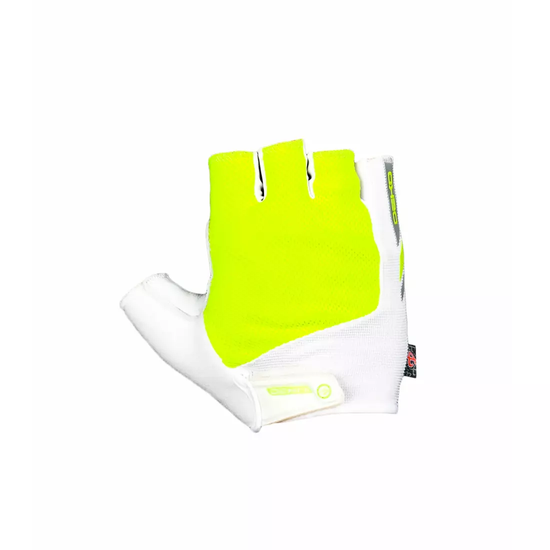 DEKO DKSG-509 cyklistické rukavice bílý fluor
