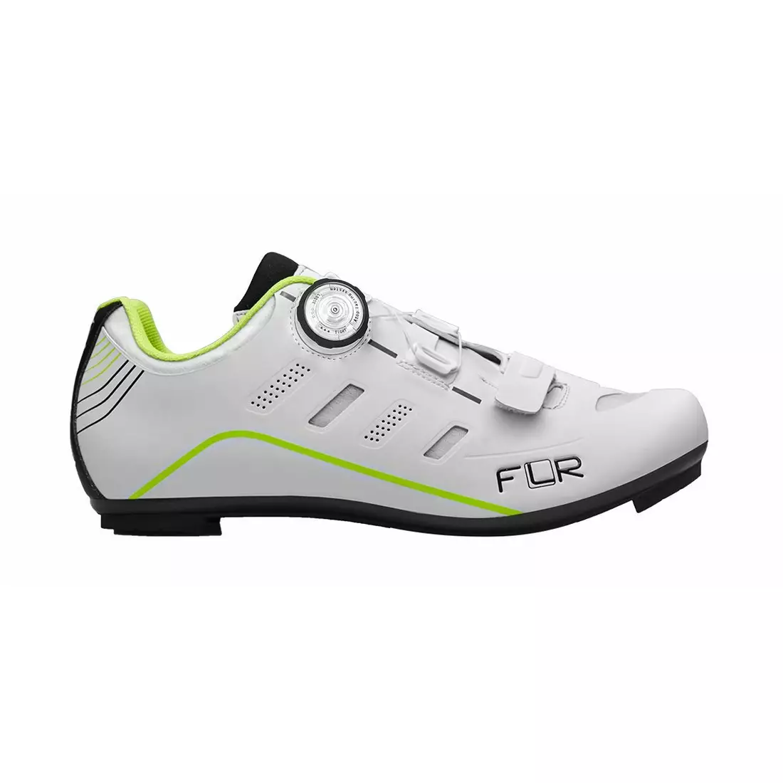 FLR F-22 silniční cyklistická obuv, bílý fluor