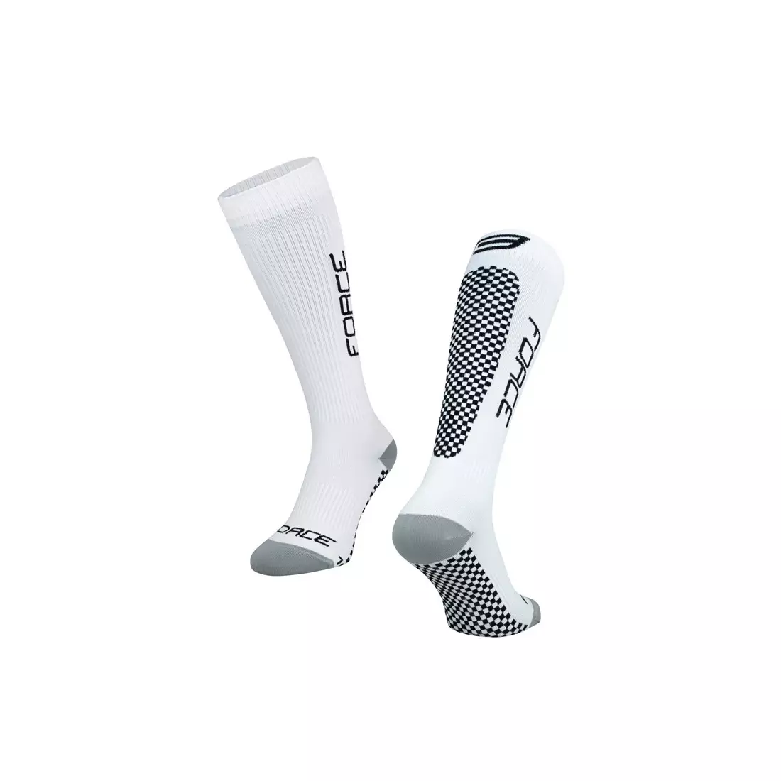 FORCE TESSERA COMPRESSION kompresní ponožky, černý a bílý